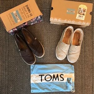 TOMS slip-on Gray
